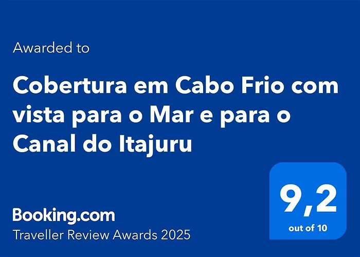 Cobertura Em Cabo Frio Com Vista Para O Mar E Para O Canal Do Itajuru